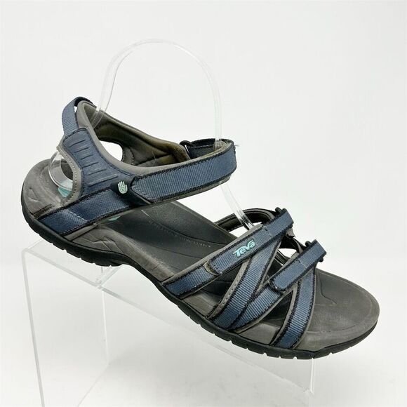 Teva Women's Tirra Blue Sporty Strappy Sandals Size 10** Slingback Adjustable - Picture 1 of 14